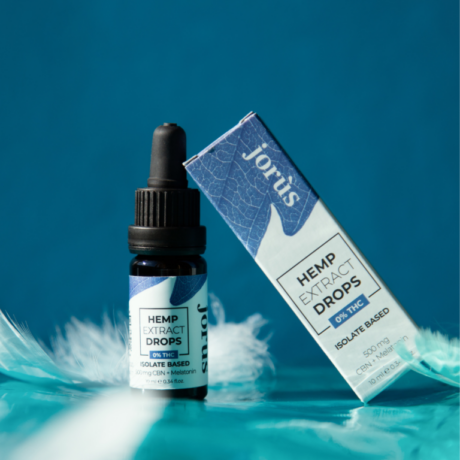 CBN 5% (500 mg) + Melatonin Hemp oil Isolated, 10 ml - Image 3