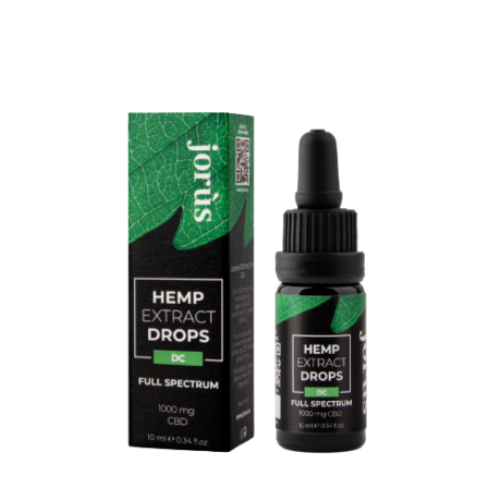 CBD 10% (1000 mg) Hemp oil Full spectrum DC, 10 ml